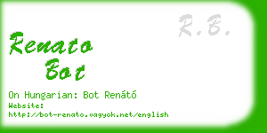 renato bot business card